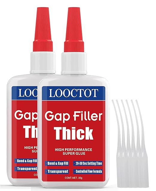 LOOCTOT 60g Gap Filler Thick Super Glue Premium Adhesive, CA Glue by LOOCTOT---ProfessionalGlue