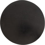 Kate and Laurel Dahl Modern Slatted Wooden Round Drink Table; 12 x 23; Black; - Image 7