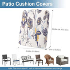 Waterproof Outdoor Cushion Covers, Stretch Patio Slipcovers | UV Resistant - Image 6