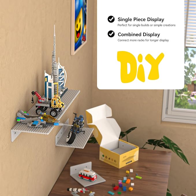 BlissBox 9-Pack Floating Display Shelves - Image 6