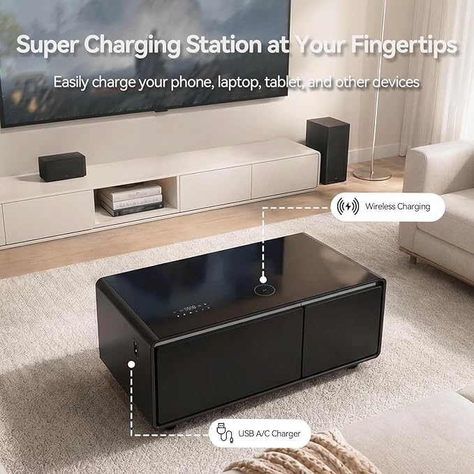 LIVTAB Smart Coffee Table, Living Room Table - Image 4