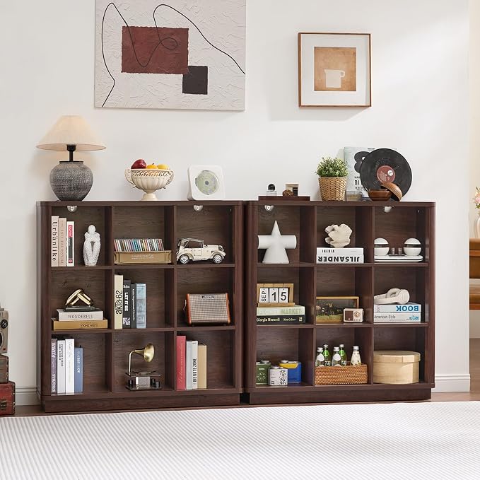 Joaxswe 9 Cube Bookshelf, 40.5" Wide Organizer Bookcase - Image 6