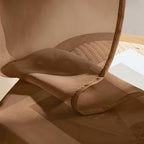 MIULEE Dark Brown Sheer Curtains 90 Inches Long 4 Panels 42 x 90 Inches | Light - Image 7