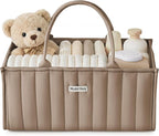 Blissful Diary Baby Diaper Caddy Organizer, Stylish Storage Basket by BlissfulDiary
