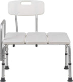 Flash Furniture HERCULES Series 300 Lb. Capacity Adjustable White Bath & Shower - Image 13