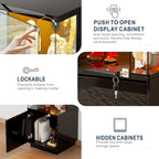 HNEBC Corner Glass Display Cabinet - Image 3