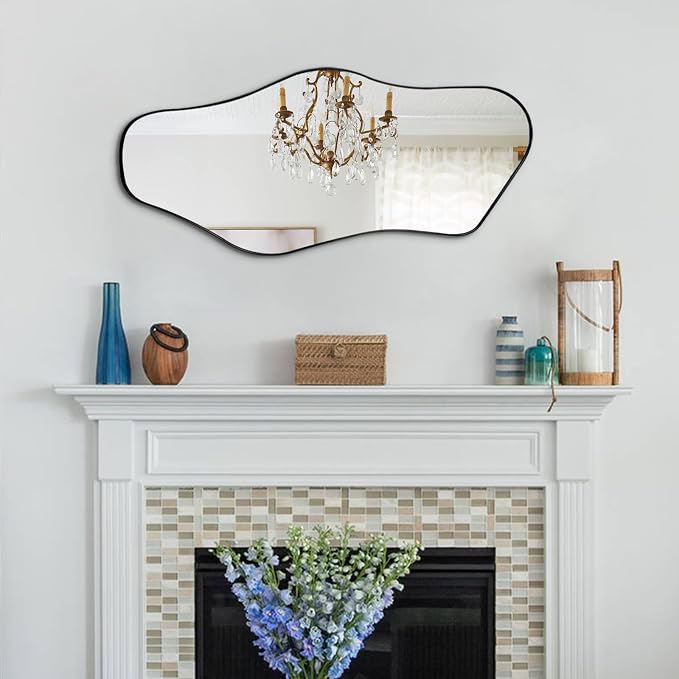 Irregular Wall Mirror, Modern Organic Shaped Mirrors - Image 8