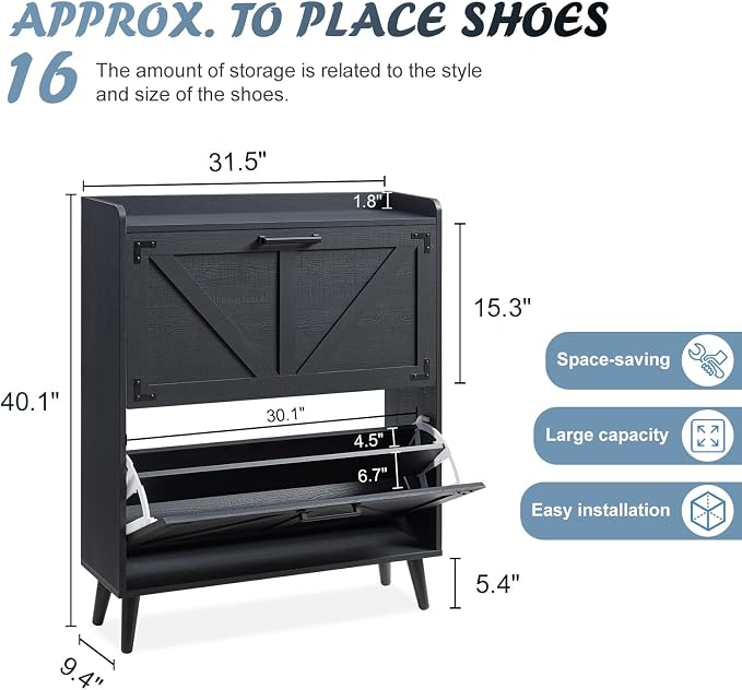 Barnyatoh Shoe Storage Cabinet - Image 2