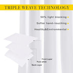 NICETOWN White Short Window Curtains - Image 2