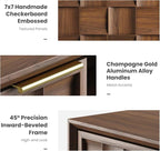COLAMY TV Stand with Two Doors, Entertainment Center 59" with Adjustable - Image 5