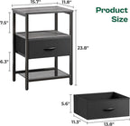 Huuger Nightstand Set of 2, Night Stand - Image 3