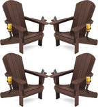 SERWALL Adirondack Chair with Cup Holders by SERWALL