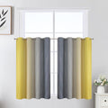 Grey and Yellow Ombre Blackout Curtains by ESTELARTEXTILER