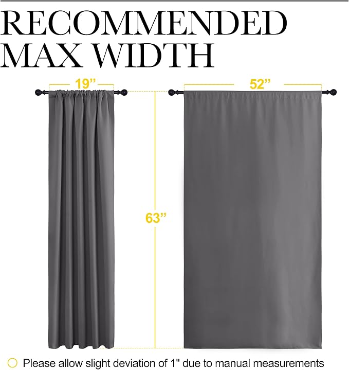 NICETOWN Blackout Curtain Panels - Image 8