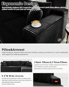Cloud Sectional Couch, 105 Inch Modular Sectional Sofa - Image 6