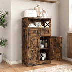 Befrases Set of 2 Farmhouse Storage Cabinet - Image 4