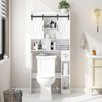 Vabches Over The Toilet Storage Cabinet, Farmhouse Storage Cabinet Over Toilet - Image 6
