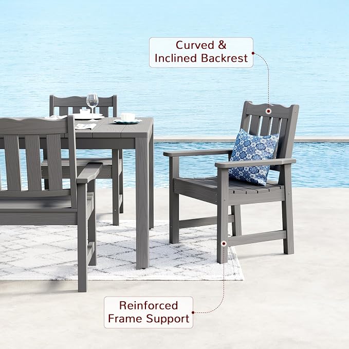 Stoog All-Weather 7 Pieces Patio Dining Sets, Waterproof Patio Furniture Set - Image 7