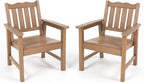 Stoog All-Weather Patio Chairs Set of 2, Oversized Garden Chair by Stoog