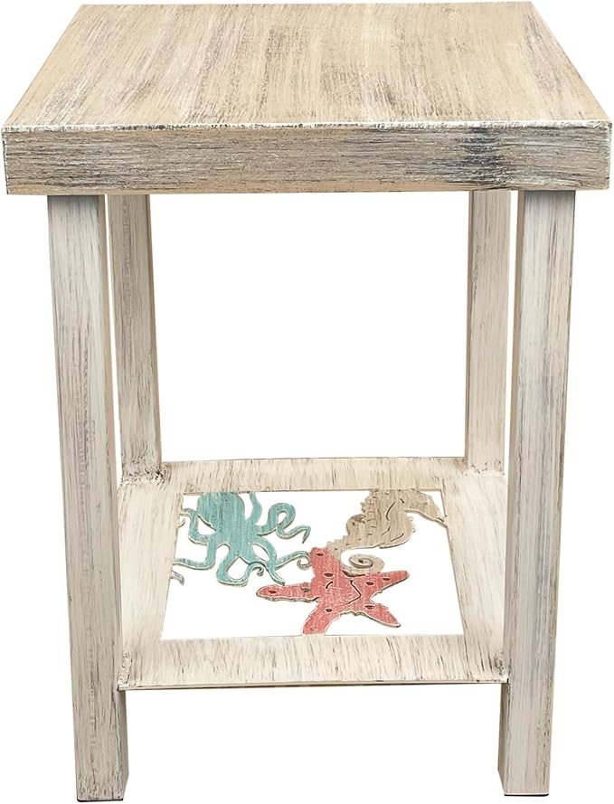 Furniture Barn USA Cottage, and Sisal Square End Table by FurnitureBarnUSA