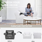 Easy-Going Stretch Oversized Chair Slipcover - Image 4