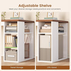 SEDETA 55.1" Farmhouse Office Desk - Image 4