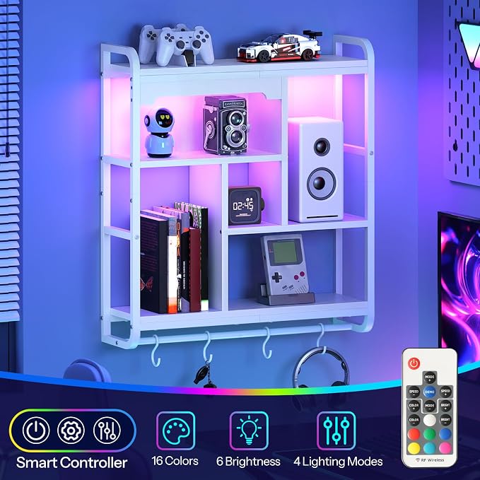 HOOBRO Gaming Floating Shelves - Image 3