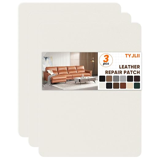 Leather Repair Patch Self Adhesive, 8.3″ x 11″ Vinyl Patch Kit, Leather Repair by Unknown