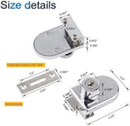 2Pcs Glass Cabinet Lock with Keys, Display Case Lock - Image 3