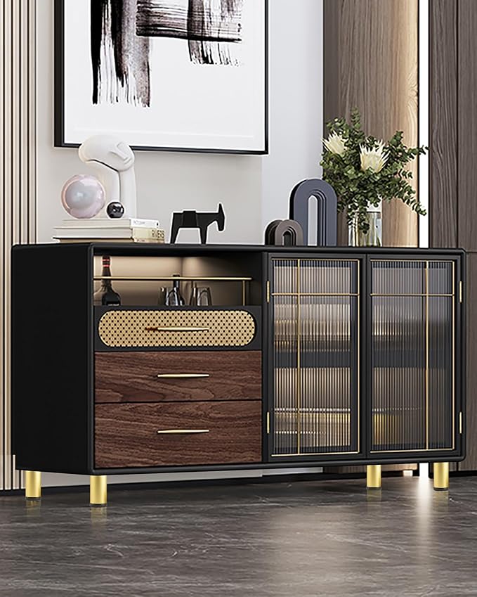 4 Pack Gold Furniture Legs 3 Inch Dresser Support Feet Metal Cabinet Adjustable - Image 5