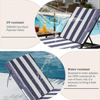 80x26x4in Lounge Cushions for Outdoor Furniture, Outdoor Lounge Chair Cushions - Image 4