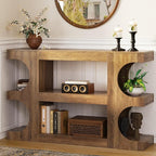 Tohomeor Console Tables for Entryway 47.24-Inch, Wooden Sofa Table Behind The - Image 4