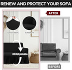 Fanfanwin 3 Pcs Sofa Slipcover Set - Image 4
