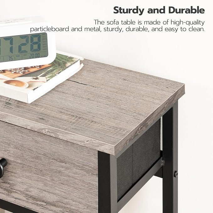 HOOBRO 29.5" Narrow Console Table - Image 9
