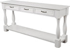 Knocbel Long Antique Entry Console Table - Image 14