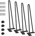 SMARTSTANDARD 14 Inch Heavy Duty Hairpin Furniture Legs, Metal Home DIY Projects by SMARTSTANDARD