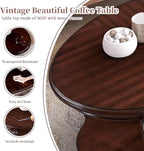 LKTART Wood Coffee Table Set - Image 4