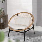 Grand patio 1-Piece Wicker Outdoor Chair, Patio Oversized Chair by GrandPatio