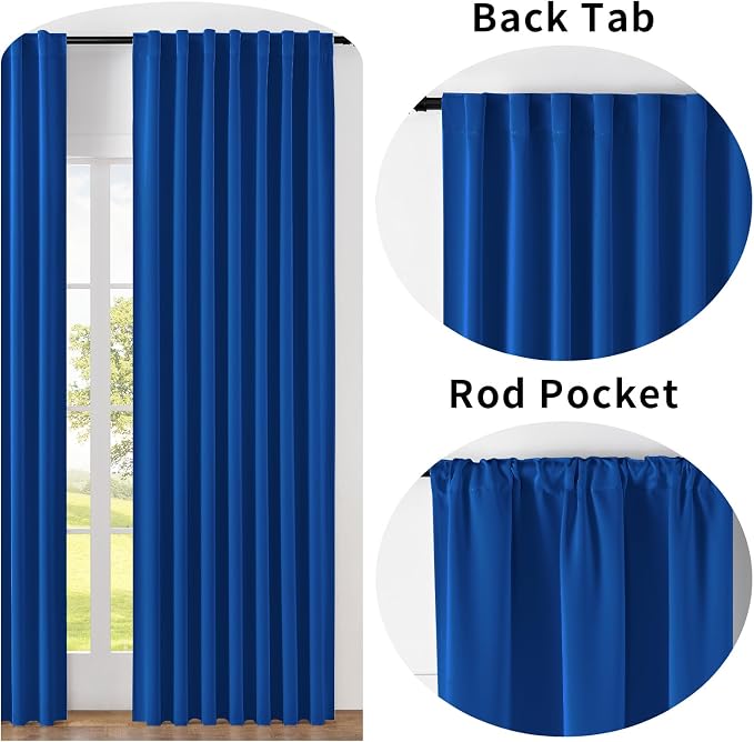 Joydeco Blackout Curtains 84 Inch Long - Image 2