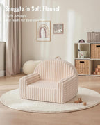 Blissful Diary Toddler Chair, Snuggly Soft Kids Sofa Chair, Supportive Toddler - Image 7