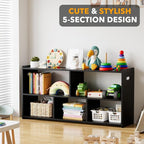 SpaceAid 5-Compartment Bookshelf, Montessori Bookcase - Image 4