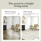 Double Layers 8x10 Area Rugs for Living Room, Dining Room, Playroom | Ultra - Image 7