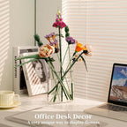 Puransen Clear Bookend Vase for Flowers - Image 4
