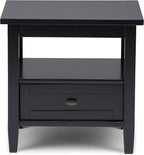 SIMPLIHOME Warm Shaker Solid Wood 20 inch Wide Transitional-Style End Tables in - Image 2
