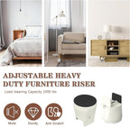 Heavy Duty Bed Risers, Furniture Height Extenders Lifts 2.36"-3.15" Storage - Image 6