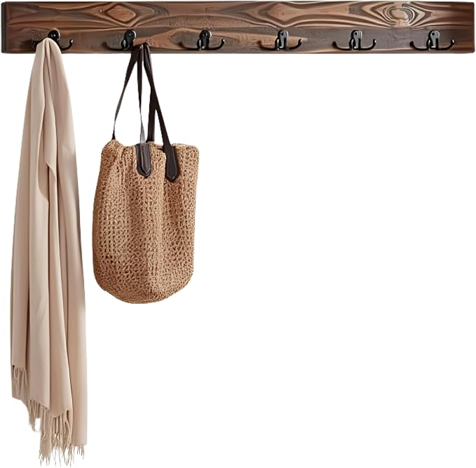 Alaterre Furniture Pomona Entryway Coat Hook – Modern Rustic 48-Inch Wall by AlaterreFurniture