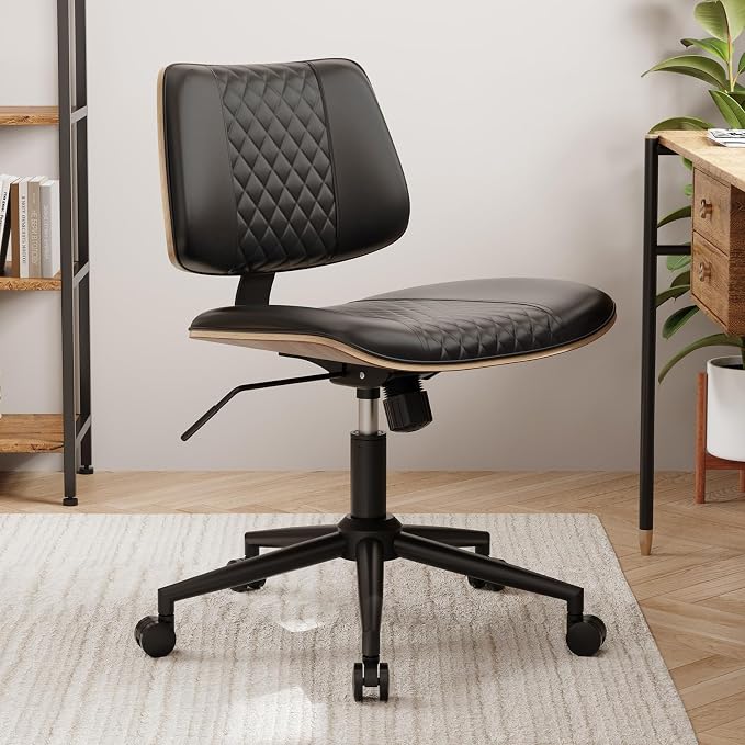 Modern Armless Office Chair - Image 7