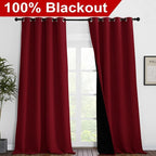 NICETOWN Truly Blackout Drapes for Living Room, Heavy-Duty Full Light Shading - Image 2
