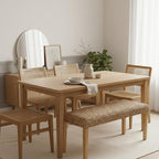 Solid Wood Acacia Indoor Bench - Image 5