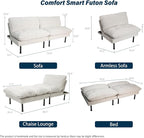 Ribilake 3 Sets 70" Futon Sofa Bed, 4 in 1 Multi-Function Couch Sleeper - Image 2
